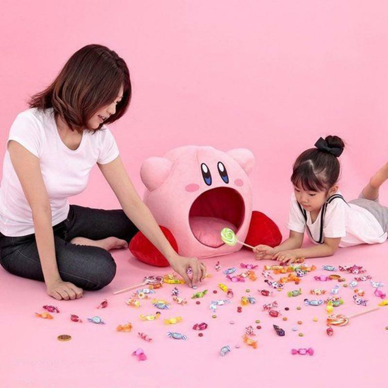Trò chơi siêu Kawaii Kirby Siesta Toe Box Sang trọng Gối ngủ mềm mại Đồ chơi Cosplay