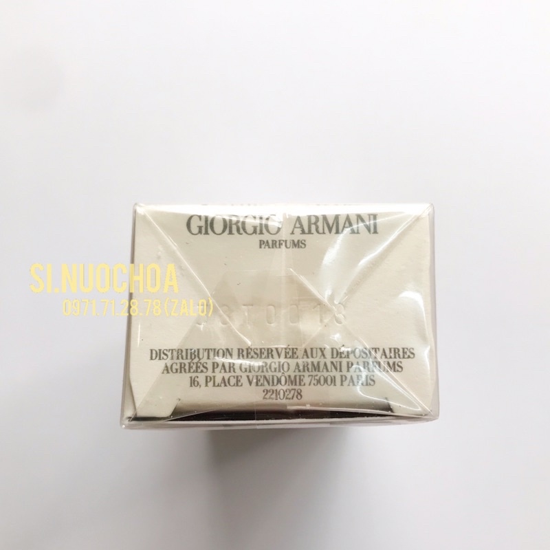 [15ml] Nước hoa Nam Giorgio Armani Acqua Di Gio Pour Homme Edt gio trắng