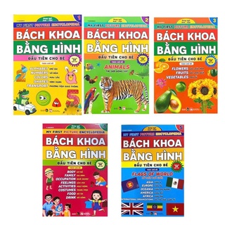 Sách - Bách khoa bằng hình đầu tiên cho bé theo chủ đề bộ 5 cuốn - song ngữ Anh Việt - Đại Mai