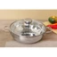 Nồi lẩu inox nồi um xào nắp kính 30cm dùng cho mọi loại bếp
