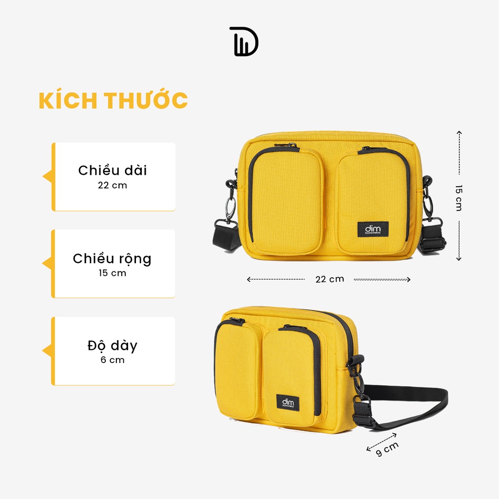 Mô tả Túi đeo chéo DIM Double Bag - 3