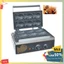 Máy làm bánh cá nhật bản công nghiệp 1650W gia nhiệt kép 2 mặt, chống dính teflon siêu bền