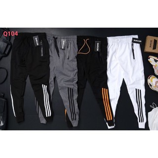 ⚡️ CHẤT ĐẸP-Y HÌNH ⚡️ Quần thể thao nam Quan jogger nữ kiểu nỉ bó ống Hàn Quốc thêu viền  xương cá L1