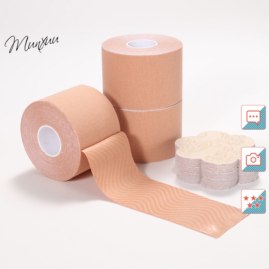 Cuộn băng dính dán ngực MUNXUU, nâng ngực quyến rũ chất liệu siêu dính dễ dàng sử dụng – DN01 spe