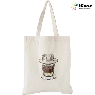Túi vải Canvas iCase bộ sưu tập Nét Việt - Nhiều kích thước