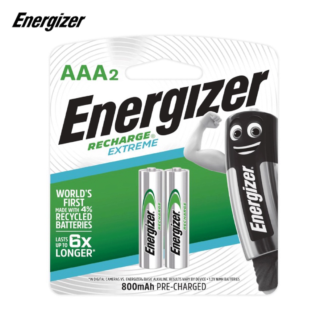 Ảnh Pin sạc Energizer AAA 800mAh NH12E - vỉ 2 viên - Hàng chính hãng 1