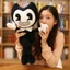 BH2 Trò Chơi Uốn Cong Và Máy Mực Sang Trọng Đồ Chơi Búp Bê Nhồi Bông Dễ Thương Đồ Chơi Halloween Trẻ Em Trẻ Em Quà Tặng Sinh Nhật Trang Trí