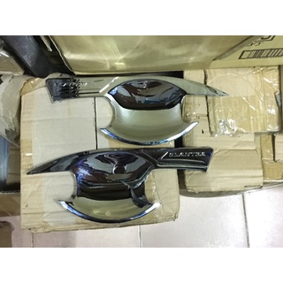 Ốp tay nắm, hõm cửa xe Huyndai Elantra 2016-2021 Mạ Crom cao cấp
