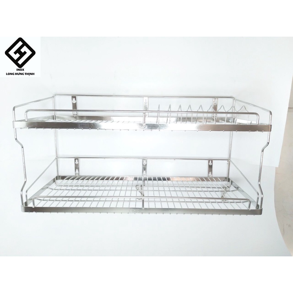 Kệ treo INOX 304 cao cấp 100% 2 tầng [Có Sóng Đĩa] - (đủ size) kệ bếp ...