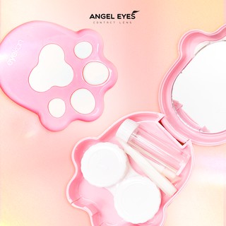 Khay đựng lens Angel Eyes cao cấp không chì nhiều mẫu bao gồm dụng cụ đeo | Khay gương đựng kính áp tròng