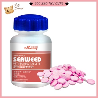 [180 viên] Vitamin cho chó mèo Borammy bổ sung Nguyên tố vi lượng, Canxi, Men tiêu hóa, Giải độc cho thú cưng