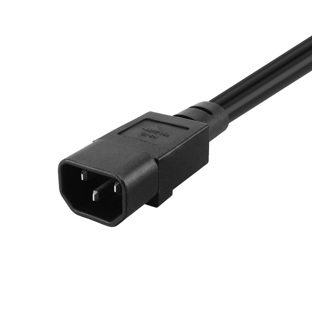 [Lzdjhyke1] Dây nguồn bộ chia IEC320-C14 sang 2C13 mới 1-to-2 Máy chủ 350mm