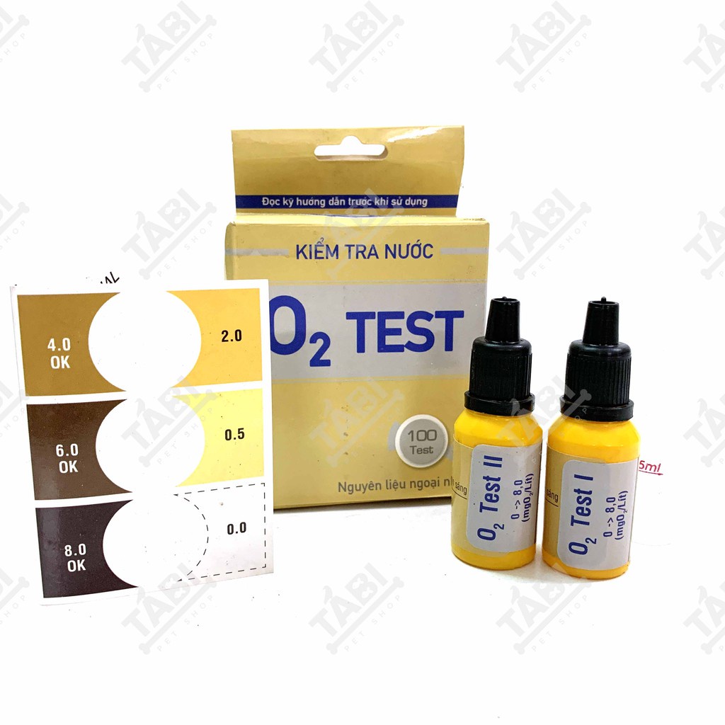 Bộ 2 Chai Test O2 Cho Hồ Cá Thuỷ Sinh Thuỷ Phước - Bộ Kiểm Tra Oxy Bể ...