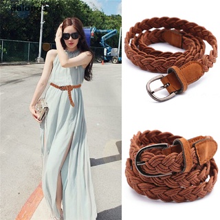 [dalong3] Thắt Lưng Bện Sợi Co Giãn Bản Rộng Thời Trang Cho Nữ