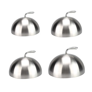 Nắp đậy thức ăn hình tròn chất liệu thép không gỉ chống dầu 20/ 24/ 26/ 28cm