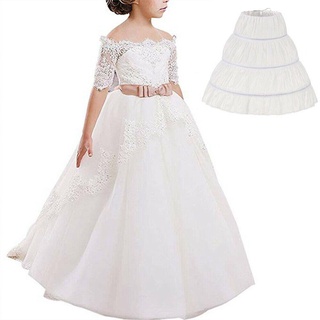 Váy SMILE Petticoat Trẻ Em Có Thể Điều Chỉnh 3 Vòng Váy Công Chúa