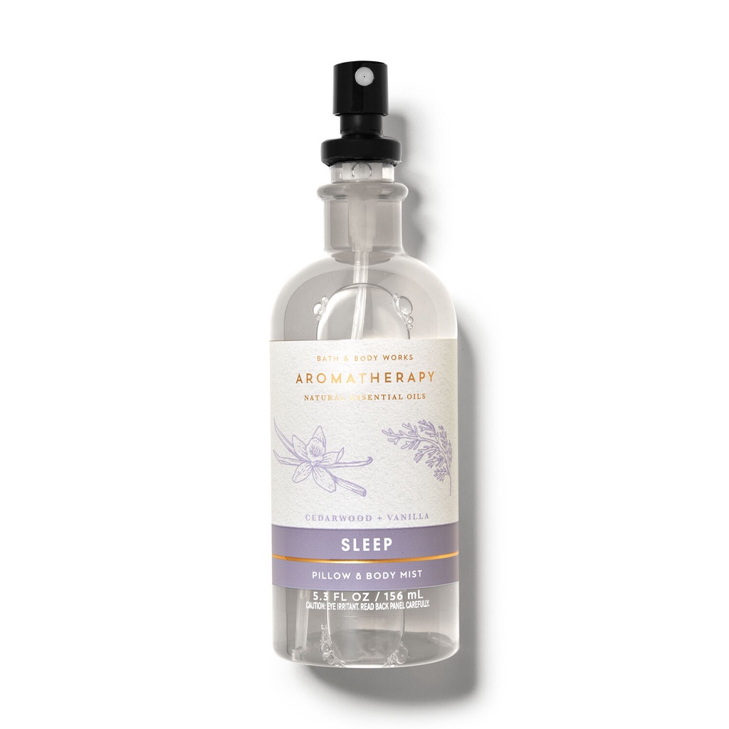 🎁Xịt Thơm Gối Sleep Cedarwood Vanilla Bath and Body Works Pillow Mist