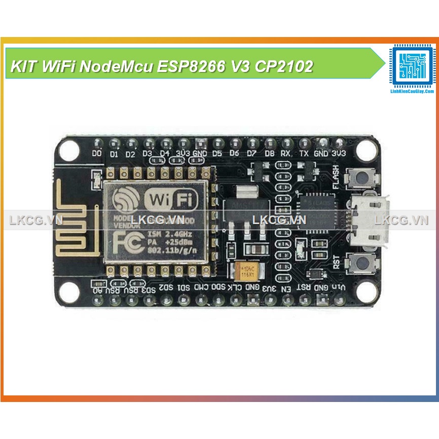 KIT WiFi NodeMcu ESP8266 V3 CP2102 | Shopee Việt Nam