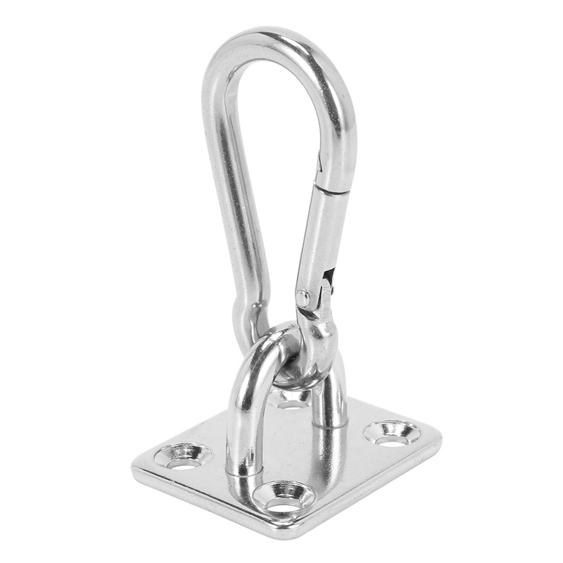 Set 2 móc treo võng gắn tường hình chữ U bằng thép không gỉ