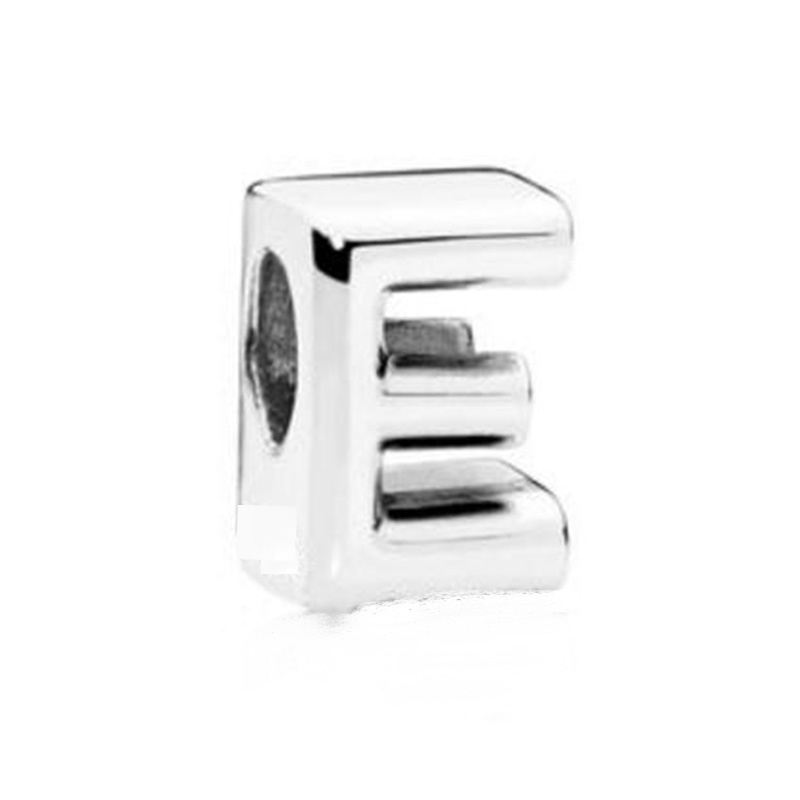 Hạt Xâu Chuỗi 26 Chữ Cái Tiếng Anh Màu Sắc Bạc Làm Trang Sức Diy