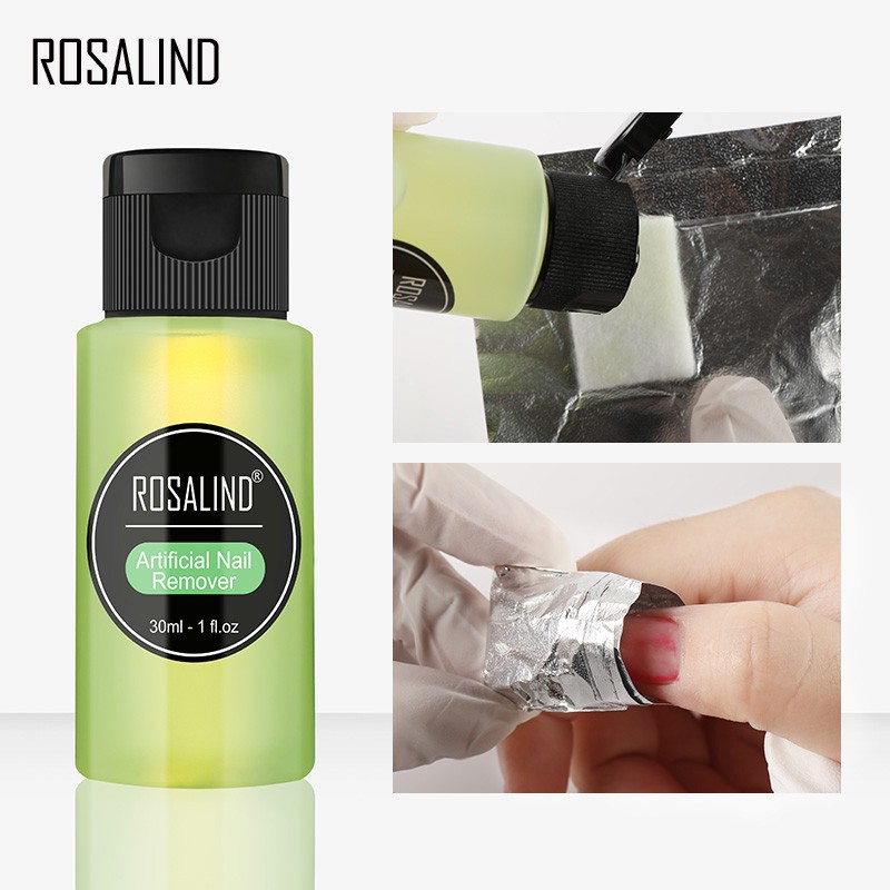 Ảnh Rosalind 30ml Loại bỏ Gel dư thừa Tăng cường bóng Chất tẩy dính 2