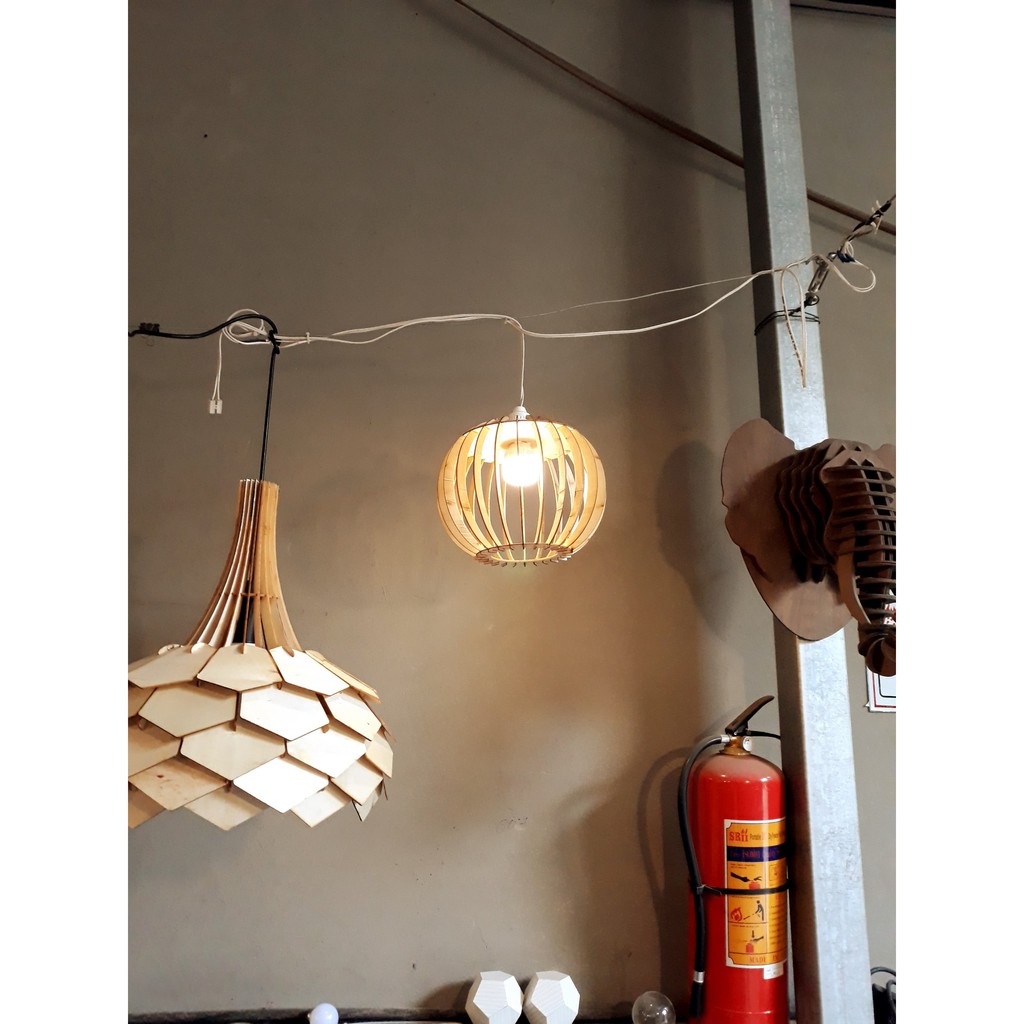 Đèn Gỗ DIY 144 decor trang trí nội thất