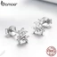 Bamoer bông tai Mạ Vàng Trắng Đính Đá zircon B ng tai Jiaha L