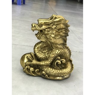 Tượng Rồng Linh Vật 12 con giáp Vật phẩm phong thủy bằng đồng