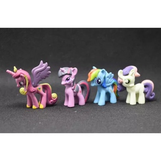 Bộ 12 mô hình chú ngựa My Little Pony dùng trang trí bánh sinh nhật