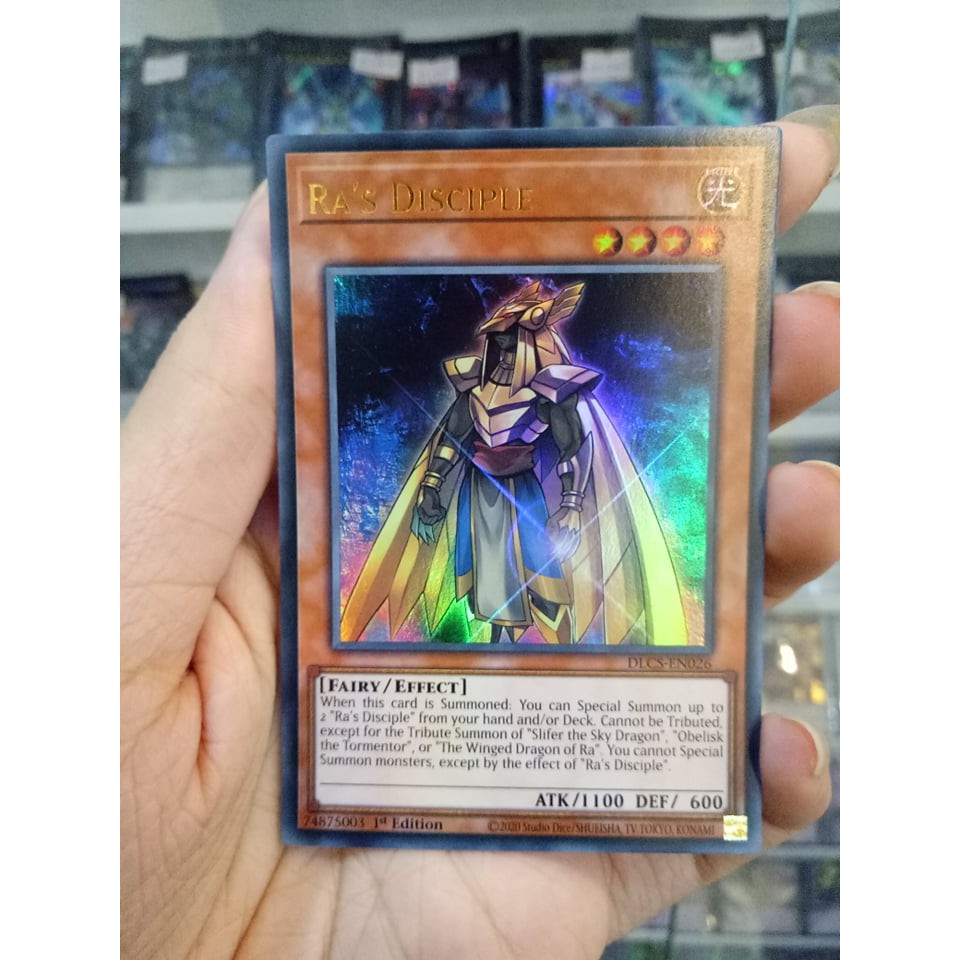 Thẻ Bài Lẻ Yugioh Mã Dlcs En026 Ras Disciple Ultra Rare 1st Edition Shopee Việt Nam 2966