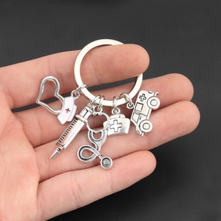 Mới Móc Khóa Hình Ống Tiêm Bác Sĩ Y Tá