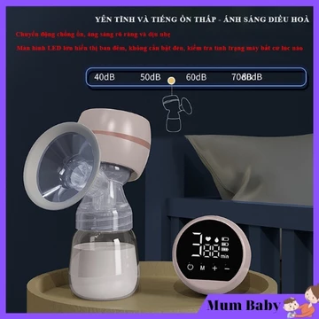 Máy hút sữa, vắt sữa điện đơn cầm tay không dây với 9 chế độ hút không đau, có massage, bảo hành 12 tháng