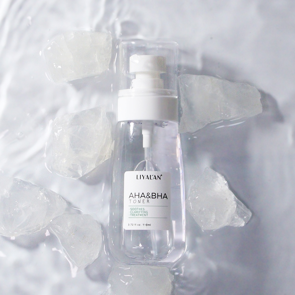 Ảnh Toner LIYALAN AHA & BHA cải thiện tình trạng mụn trứng cá và đầu đen chăm sóc làn da chuyên dụng 100ml 3