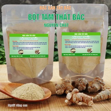 250g - 500g Bột Tam Thất Bắc Nguyên Chất - Tốt Với Người Bị Ung Thư