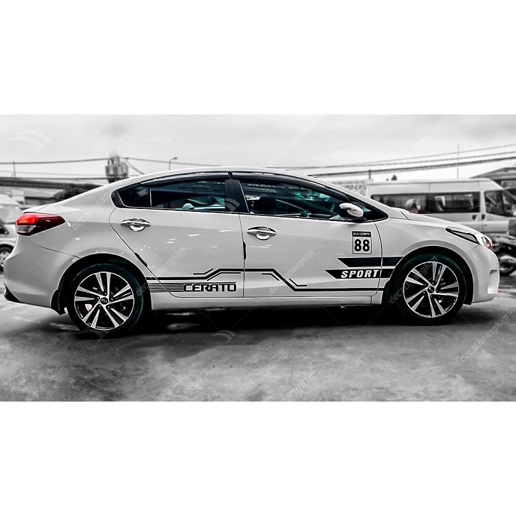 Tem Sườn Xe Ô Tô Kia,Team Decal O To Kia Cerato,Tặng Kèm Tem Chữ Kí Theo  Yêu Cầu Hoặc Tem Nắp Bình Xăng | Shopee Việt Nam