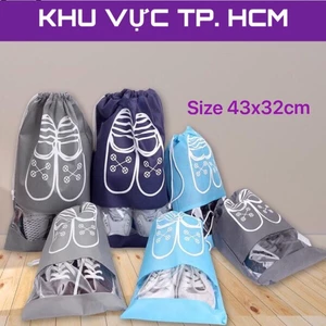 Túi đựng giầy dép có dây rút - chống bụi bẩn, ẩm mốc