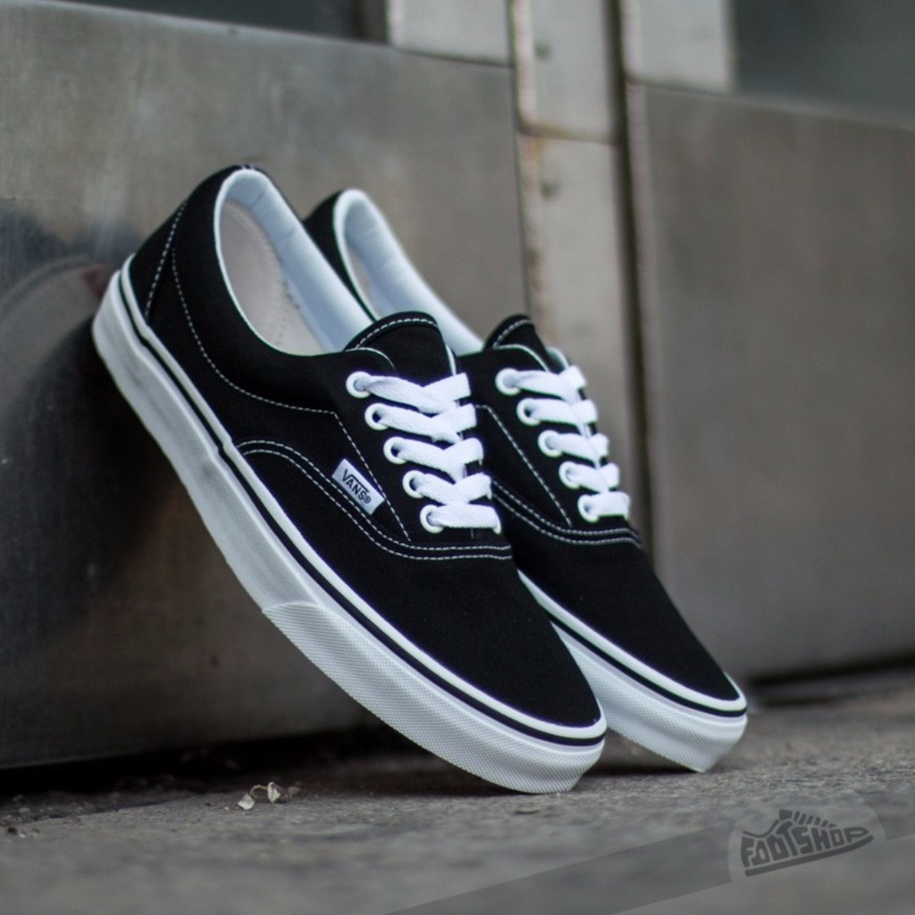 Vans era classic clearance black white