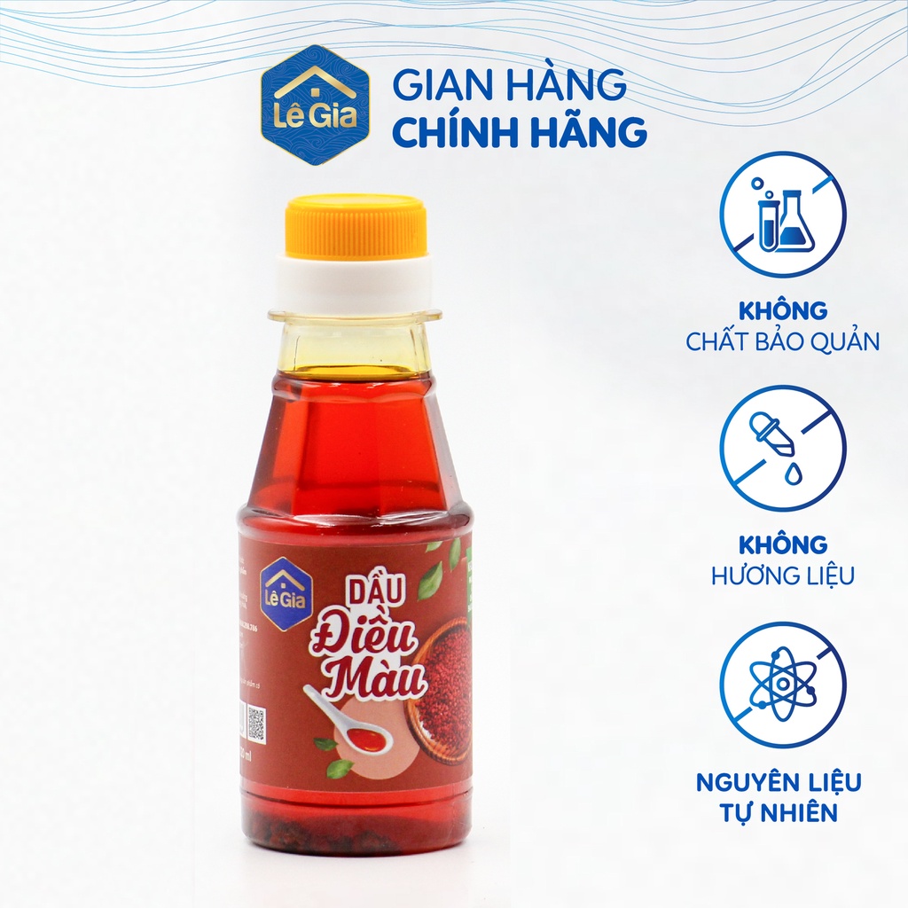 Ảnh Dầu điều màu 100ml - Lê Gia 1