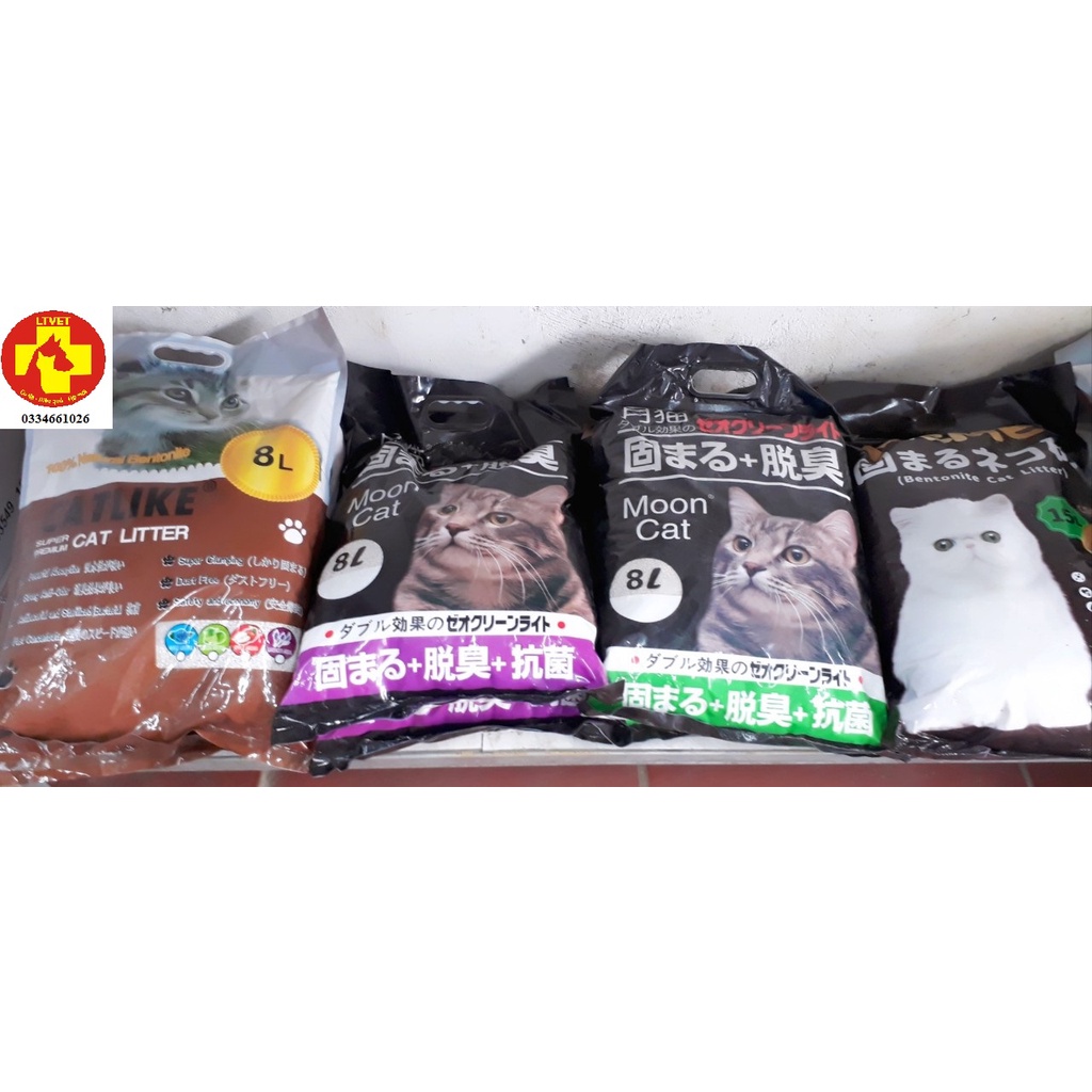 Cát Vệ Sinh Khử Mùi Cho Mèo Siêu Rẻ Siêu Tiết Kiệm Bao 8L- Đa Dạng Thương Hiệu & Mùi Hương