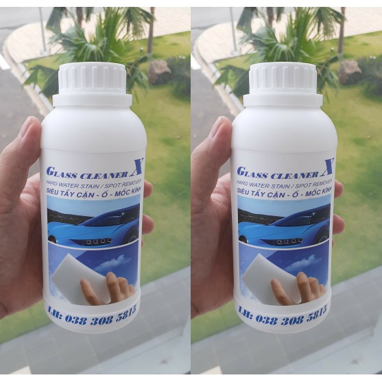 Dung dịch tẩy ố mốc kính - Glass Cleaner X - 250ML
