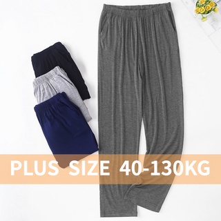 【Plus Size】quần Ngủ Mặc Ngủ/Tập Yoga Dáng Rộng Vải Mỏng Cỡ Lớn Chống Muỗi Thoải Mái Cho Nam