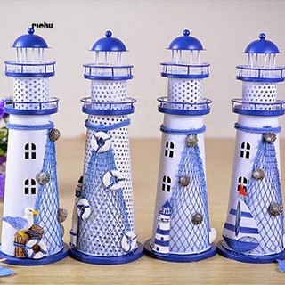 Richu _ House Trang trí nội thất Nội thất Hàng hải thủ công Đèn hiệu Trang trí Ngọn hải đăng