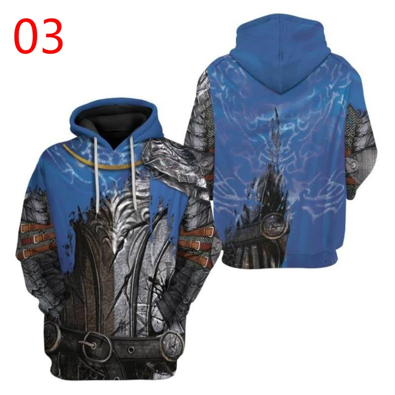 Áo Khoác Hoodie In Hình Game Dark Souls 3D Thời Trang