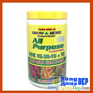 NPK 15-30-15 GrowMore 500g - Phân Bón Kích Hoa Cho Cây
