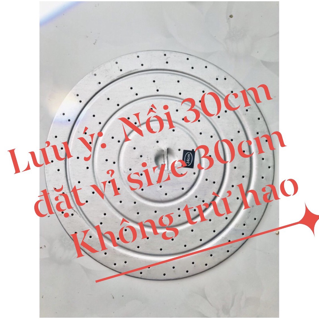 Vỉ hấp xôi nhôm -Vỉ hấp xửng nhỏ -vừa -  size 22cm đến 34cm