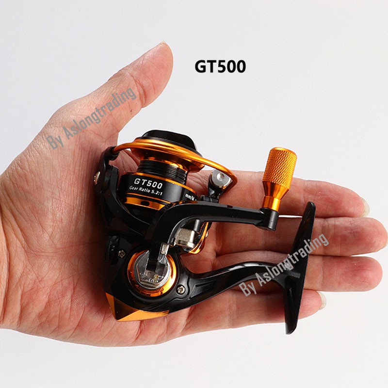 Mini 500 / 800 Máy Câu Mồi Dụ Đúc Quay Cuộn Băng Bè Thuyền Jigging Cuộn Nhỏ