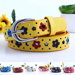DARON Trẻ Em Thắt Lưng Bé Trai Có Thể Điều Chỉnh Thắt Lưng Bướm Rỗng Hoa Da PU Unisex Bé Gái Trẻ Em Thắt Lưng / Nhiều Màu