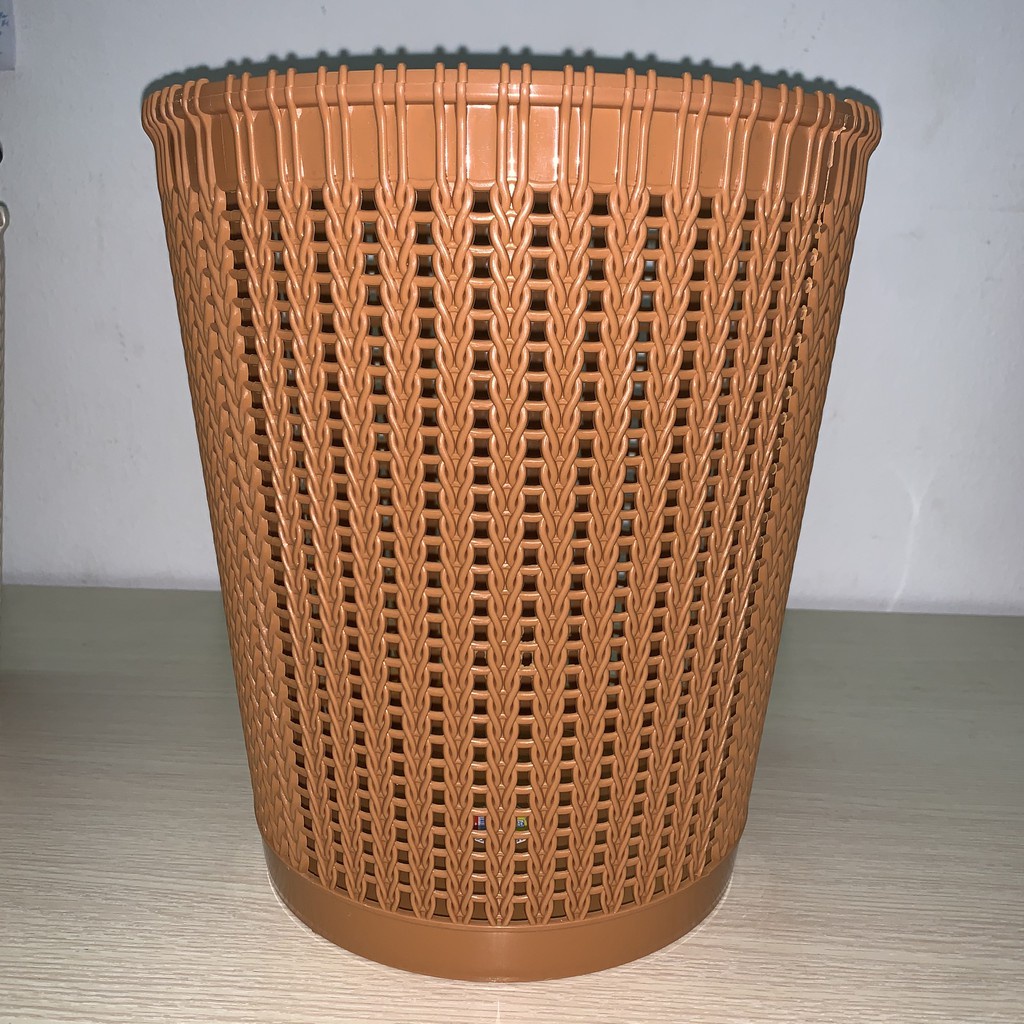 Sọt đựng rác trong nhà bằng nhựa Việt Nhật cao cấp - rổ nhựa đan mây ...