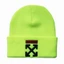 OFF WHITE SQ11 OFF Mũ Beanie Trắng Mũ Dệt Kim Cho Nam Trẻ Em Bé Gái Trẻ Em Bé Trai Thoáng Mát Đồng Bằng Mũ Len Mềm Mũ Học Sinh Phong Cách Thường Ngày