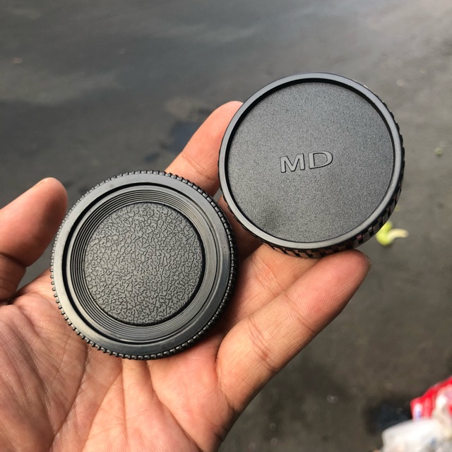 Bộ Cap (nắp) Body + Cap Đuôi Lens Máy Ảnh Phim Minolta MD | Shopee Việt Nam